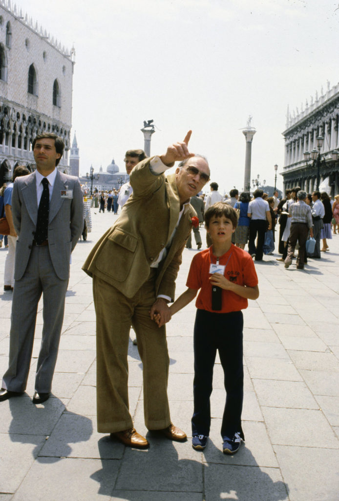Pierre Trudeau kanadai miniszterelnök és fia