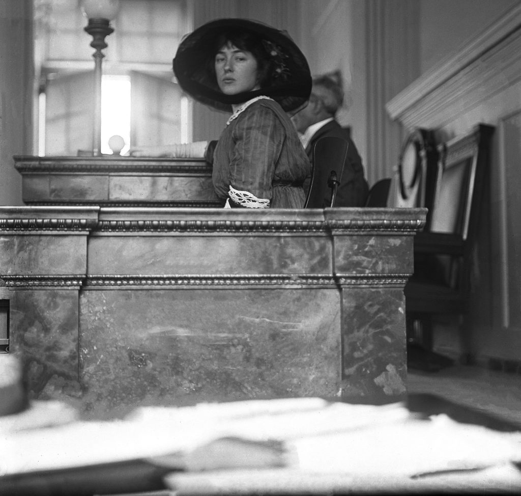 Evelyn Nesbit a bíróságon