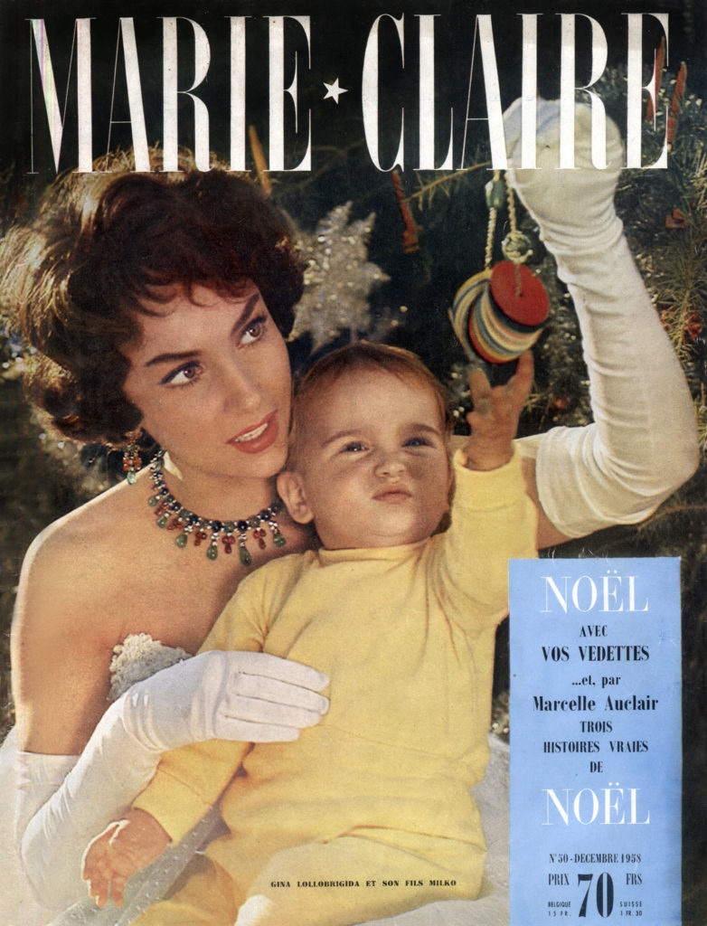 Gina Lollobrigida és fia