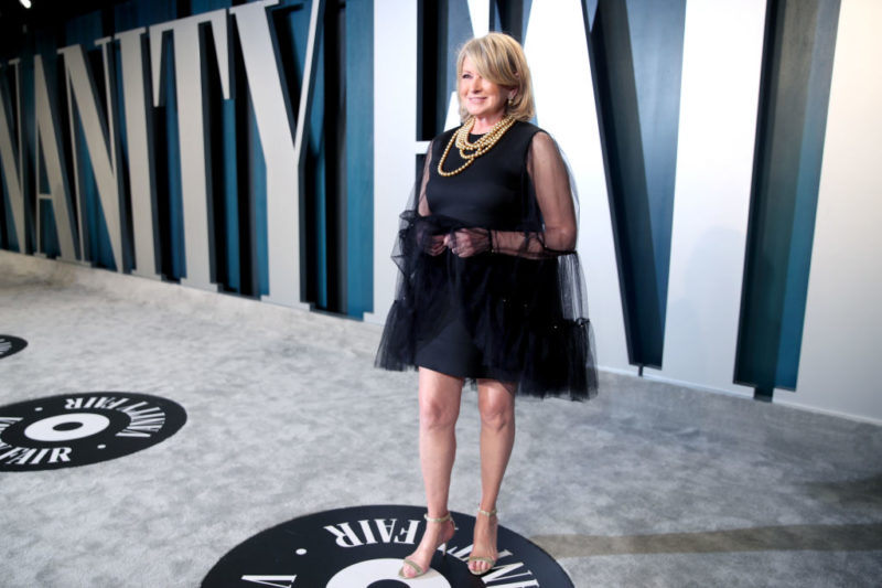Martha Stewart a 2020-as Oscar gálán