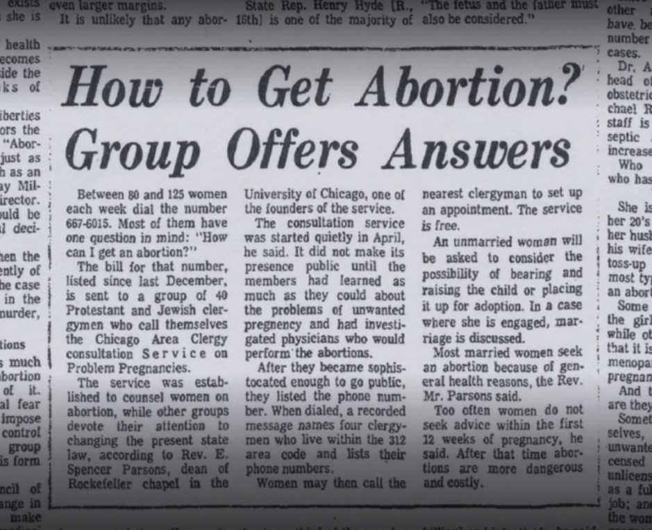 Korabeli újságcikk a mozgalomról (Forrás: HBO Max)