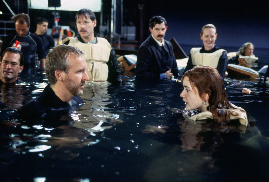 James Cameron és Kate Winslet