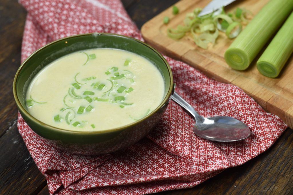 Póréhagyma-krémleves 