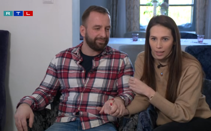 Fazekas Vivien és párja, Gergő