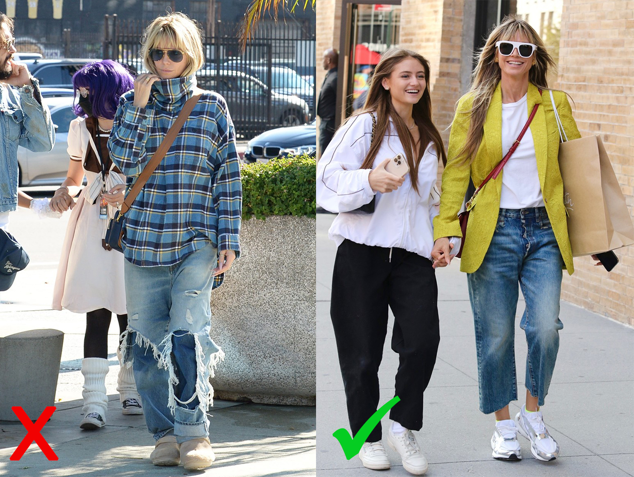 Heidi Klum lesifotókon