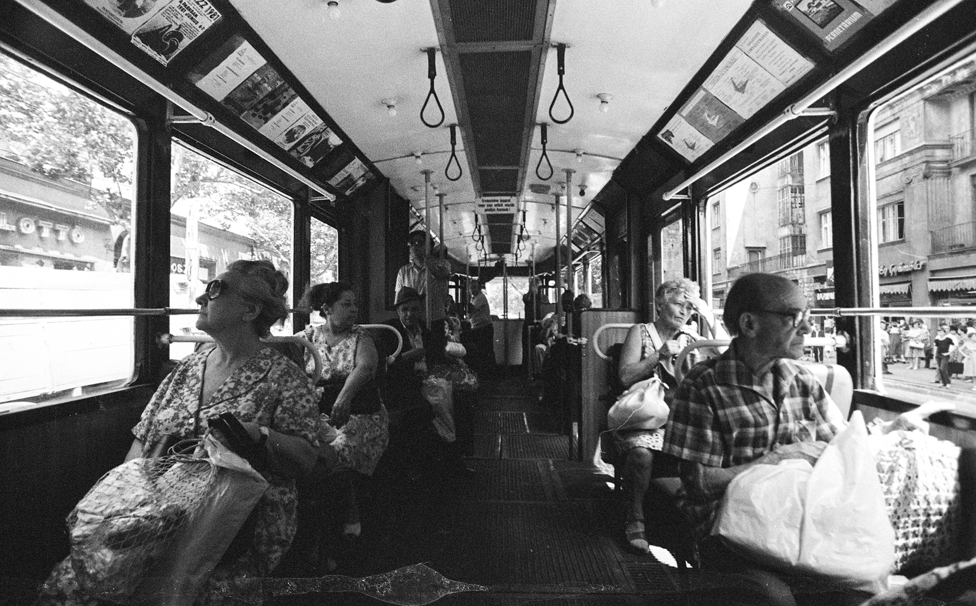 Régi Ganz villamos a Bartók Béla úton