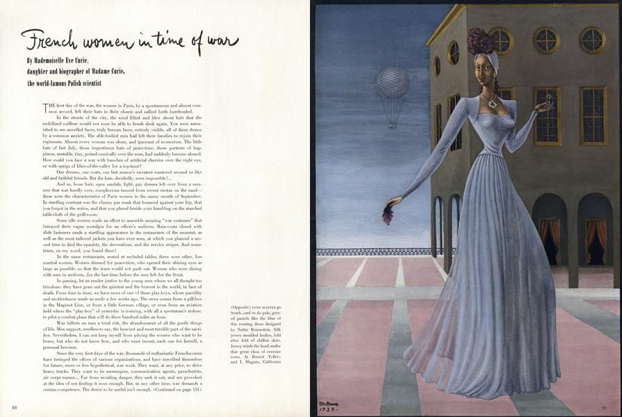 Vogue cikk 1939-ből