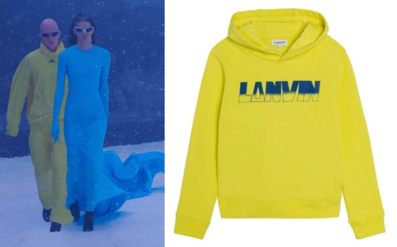 Az ukrán zászló színei a Balenciaga és a Lanvin divatház kollekcióiban