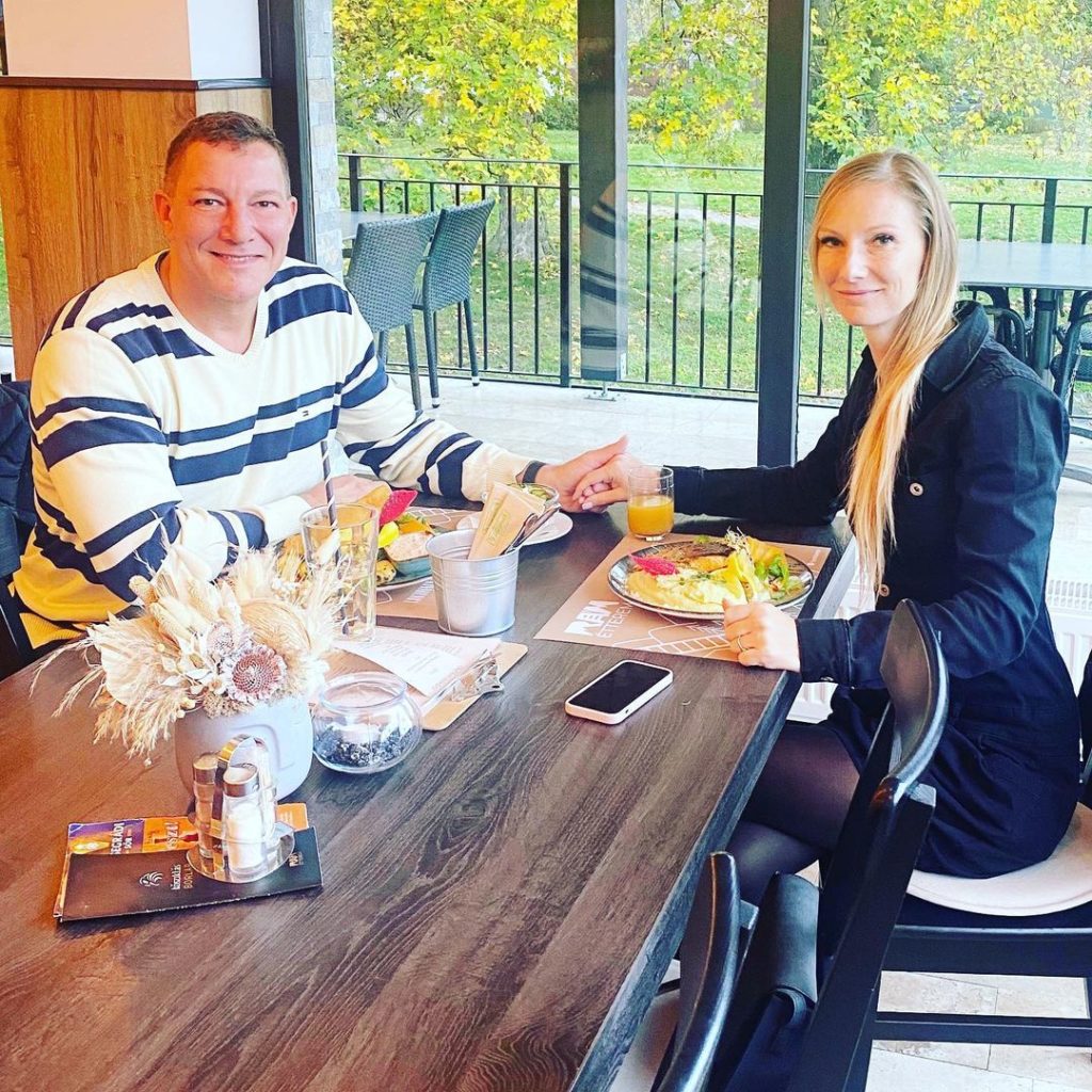 Németh Kristóf és felesége Zita