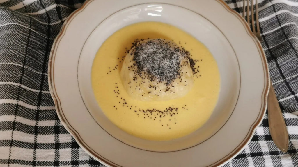 Házi gőzgombóc vaníliasodóval