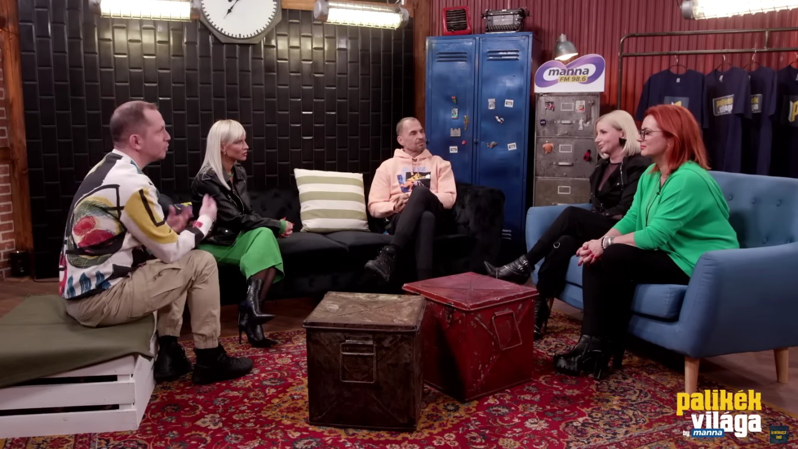 A Bestiák két tagja a Palikék Világa by Manna című műsorban
