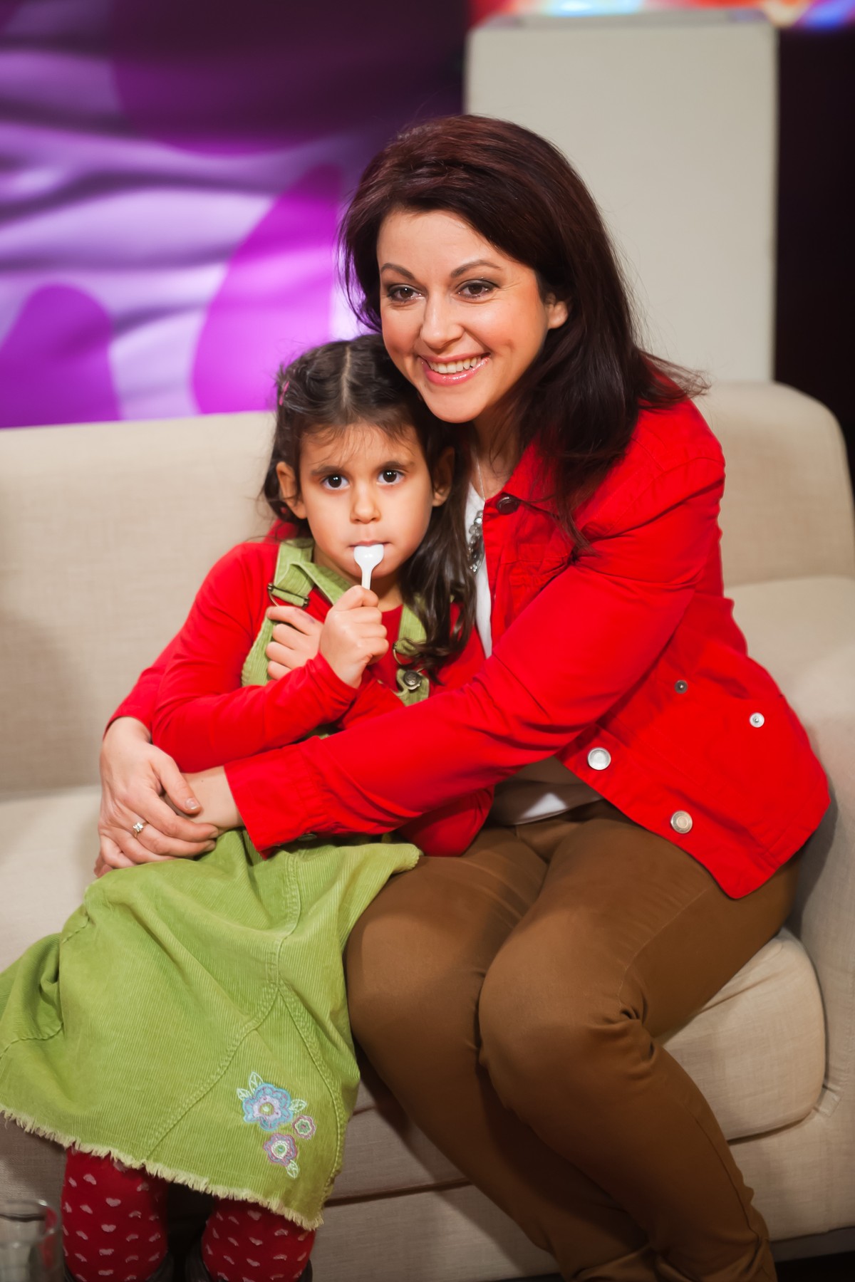 Erdélyi Mónika és lánya, Molli