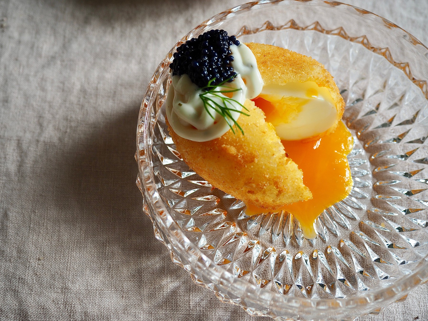 Rántott lágytojás