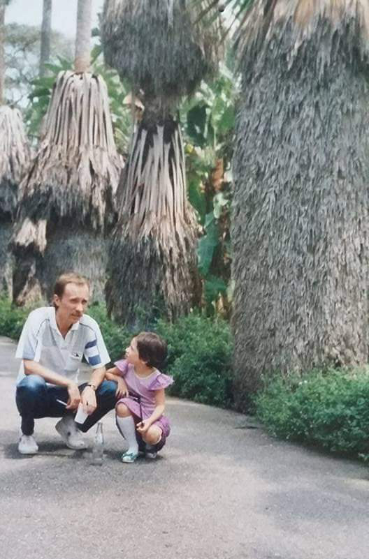 Herczeg Szonja és édesapja