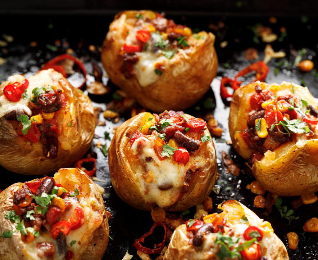 Mexikói stílusú töltött krumpli