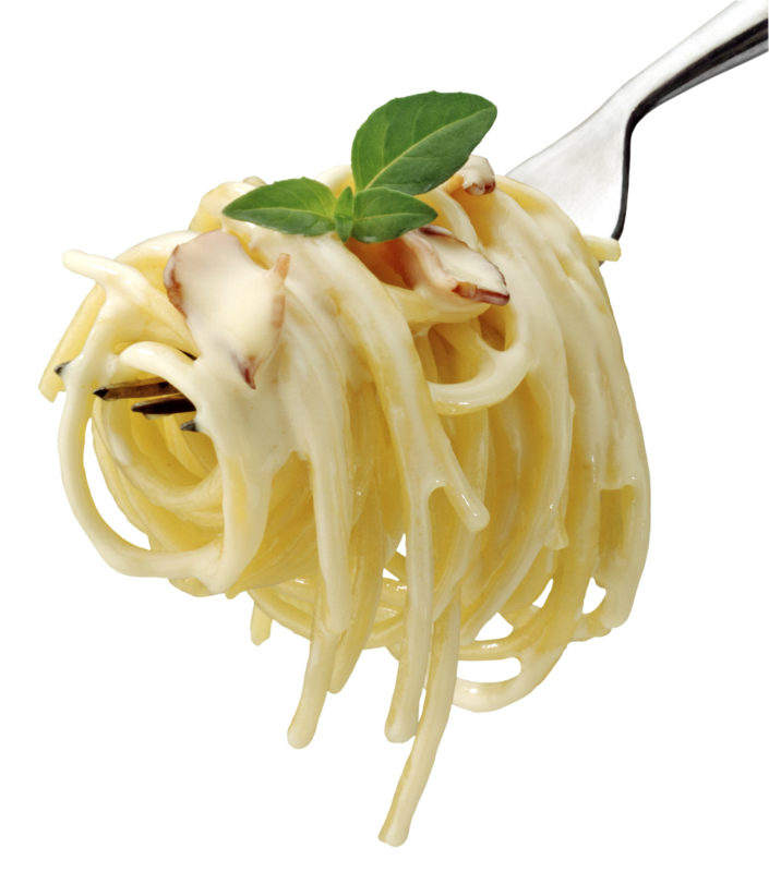Carbonara spagetti tejszínnel
