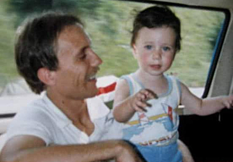 Herczeg Szonja és édesapja