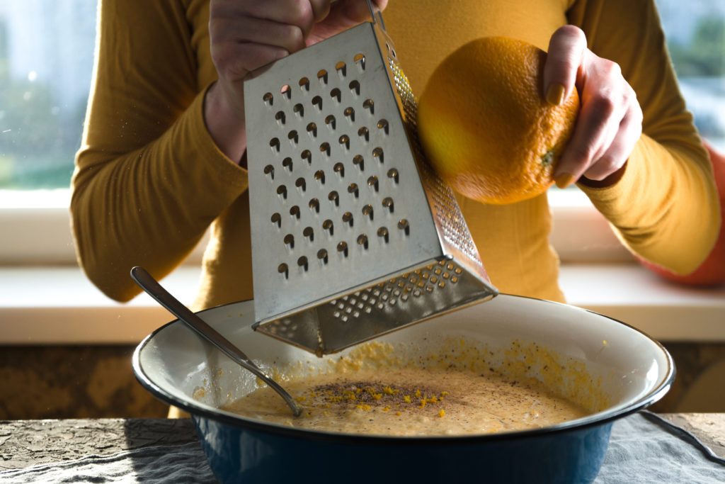 Frissen reszelt narancshéj 