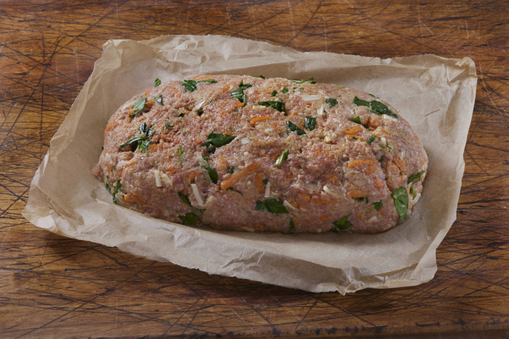 Pulykamellfasírt zöldségekkel bekeverve 