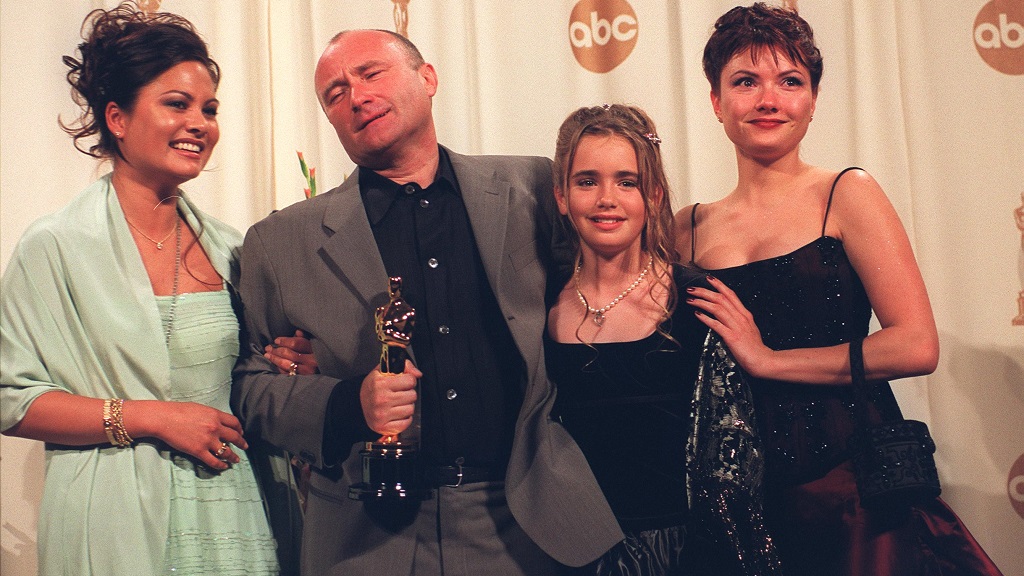 Lily Collins és Phil Collins családja