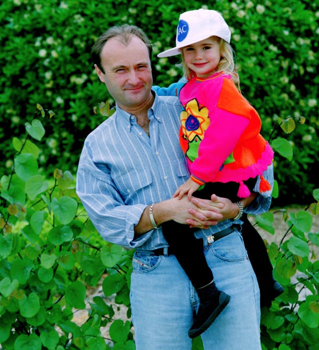 Lily Collins és Phil Collins