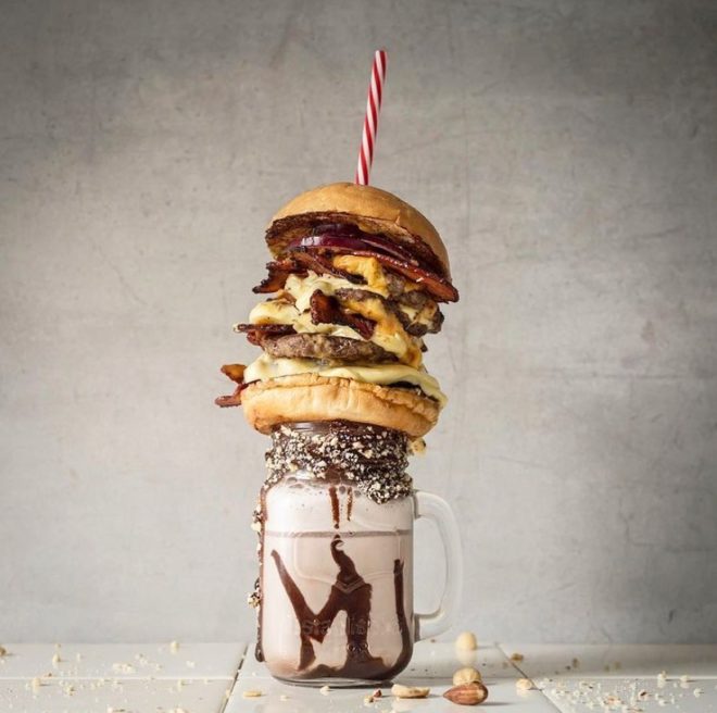 Milkshake burger