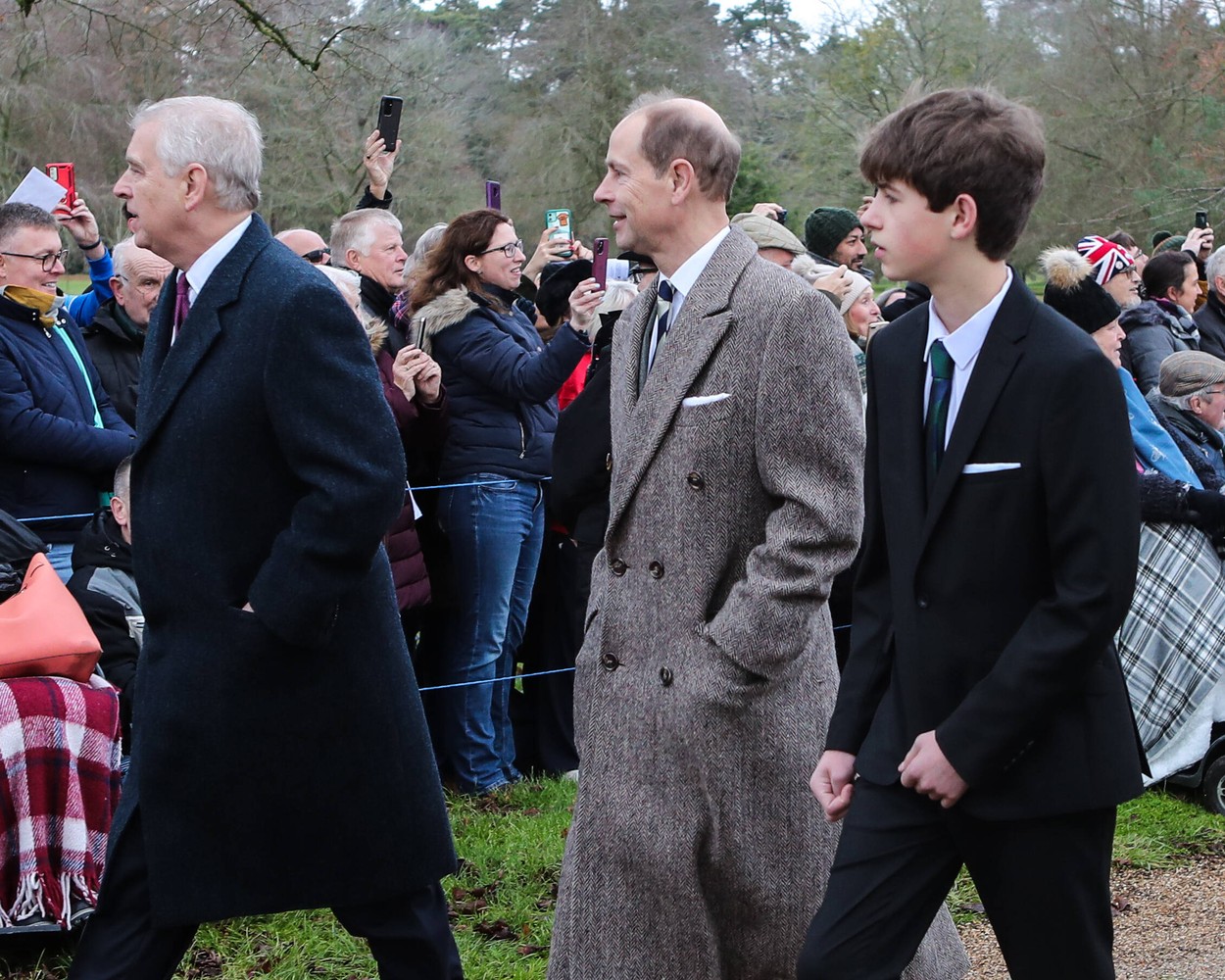 András herceg, Eduárd herceg és Jakab wessexi gróf