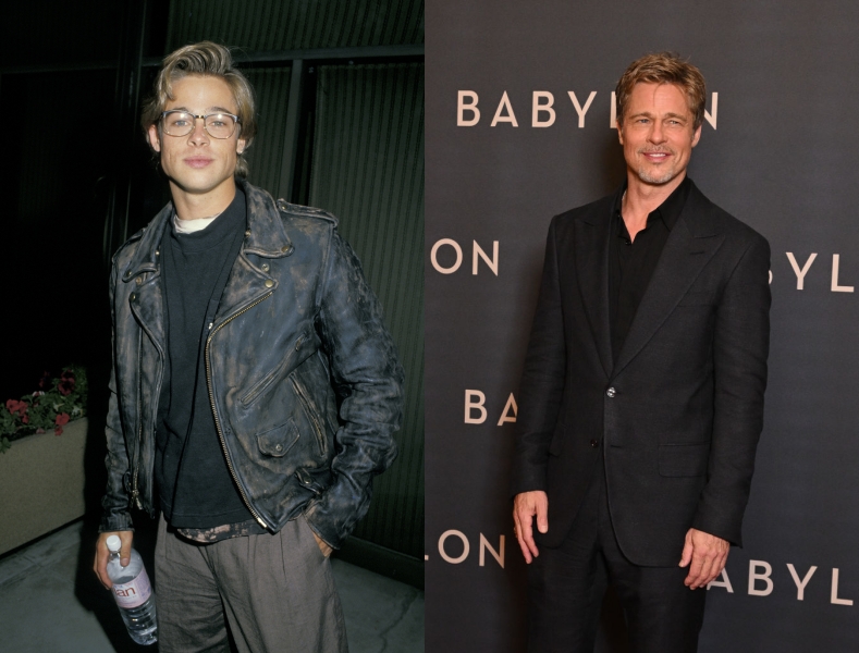 Brad Pitt akkor és most