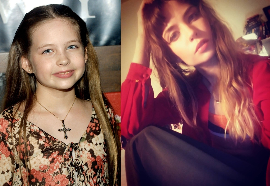 Daveigh Chase kislányként és felnőtt nőként 