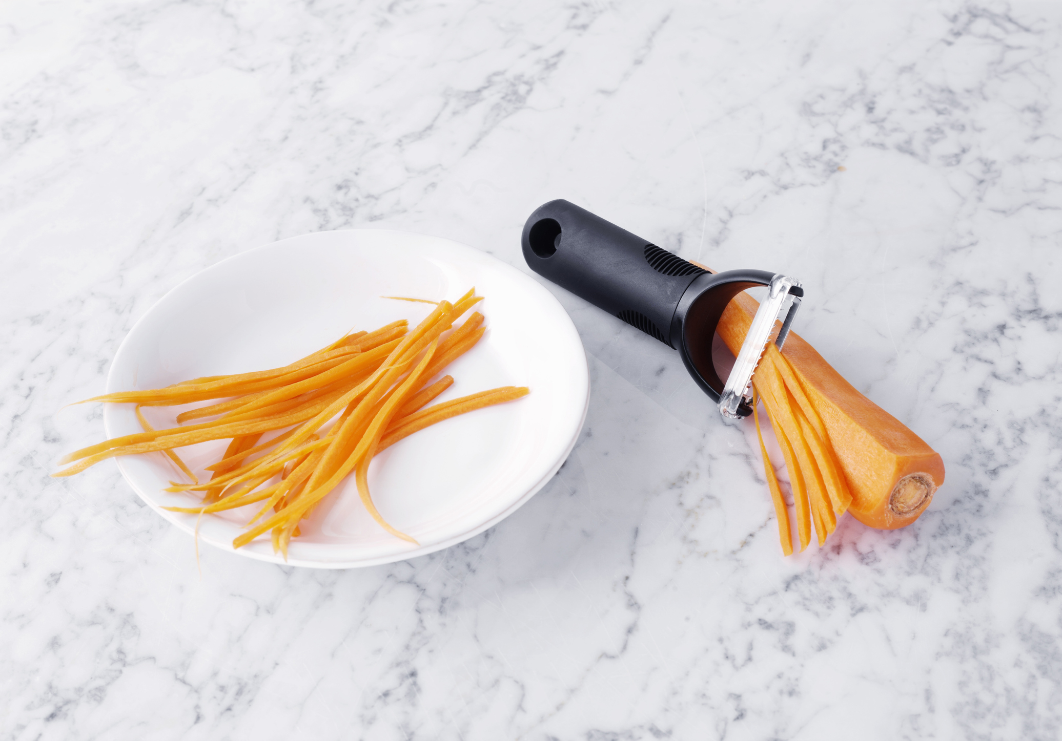 Julienne-re vágott sárgarépa