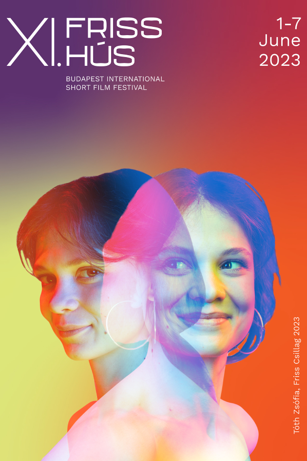 Tóth Zsófi a Friss Hús plakátján