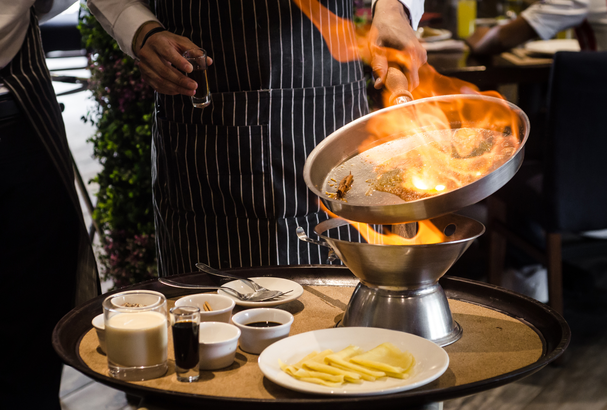 Flambírozott palacsinta