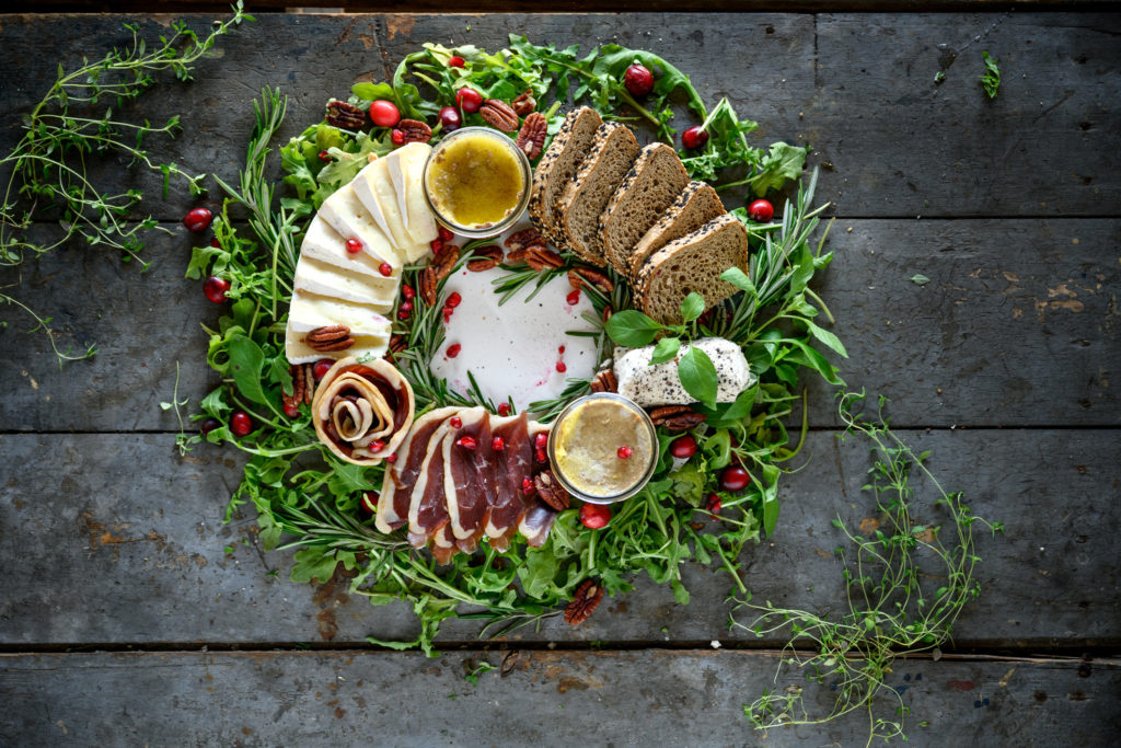 Koszorú hideg előételekből