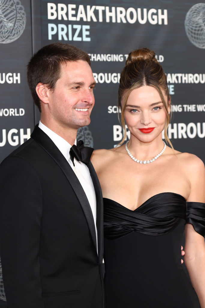 Evan Spiegel és Miranda Kerr