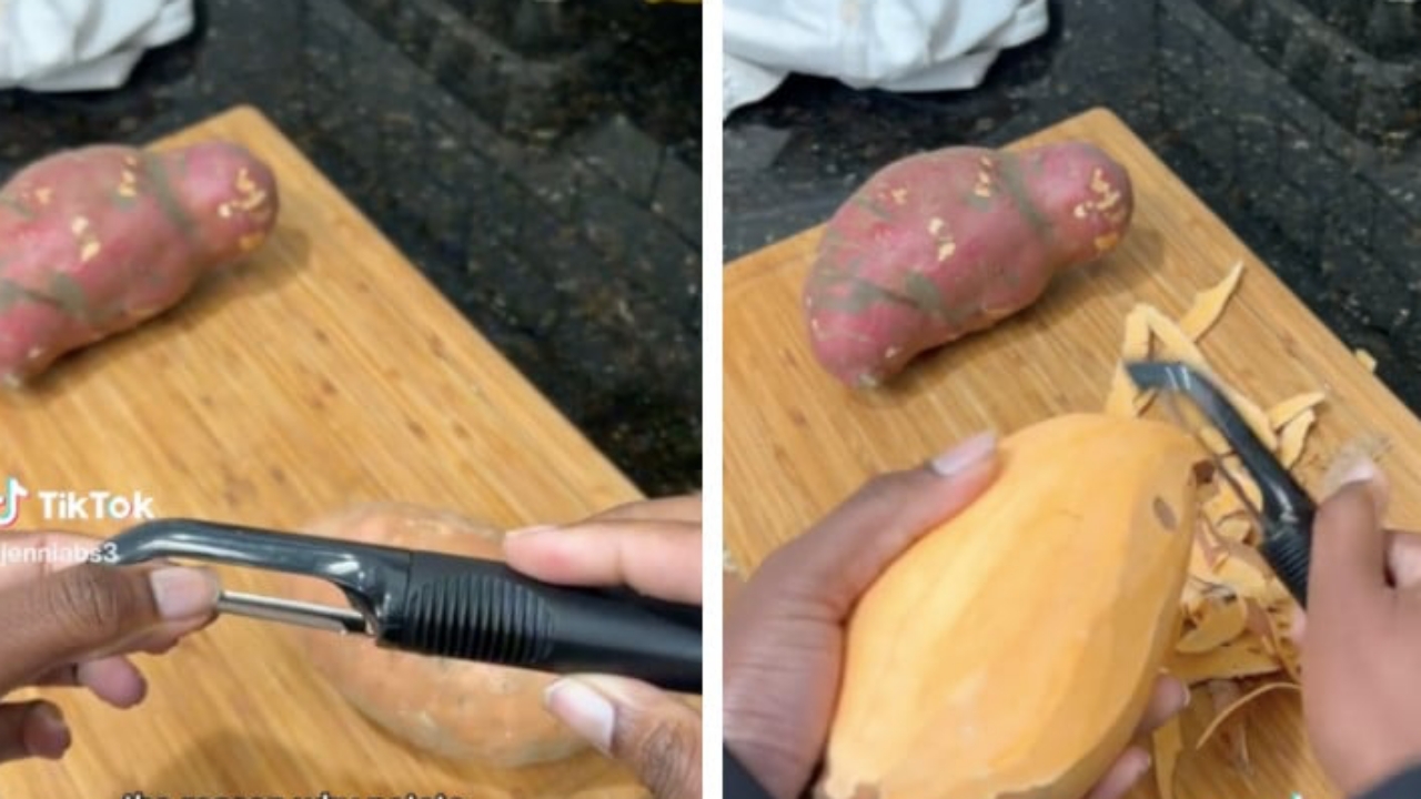 Krumplihámozós trükk