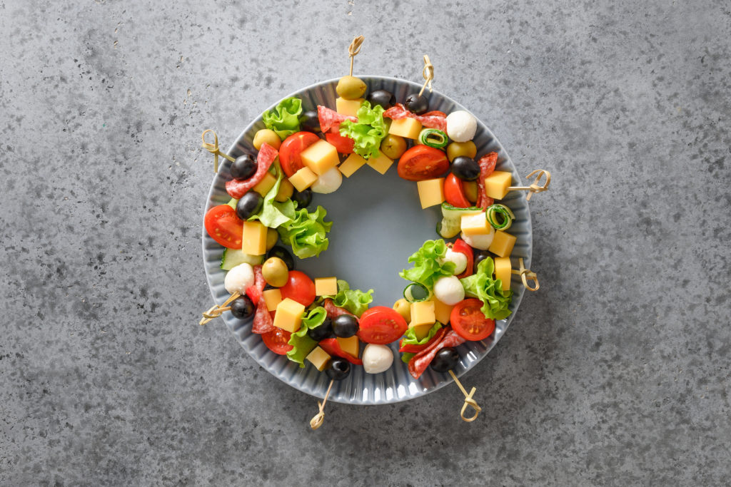 Koszorú hideg előételekből