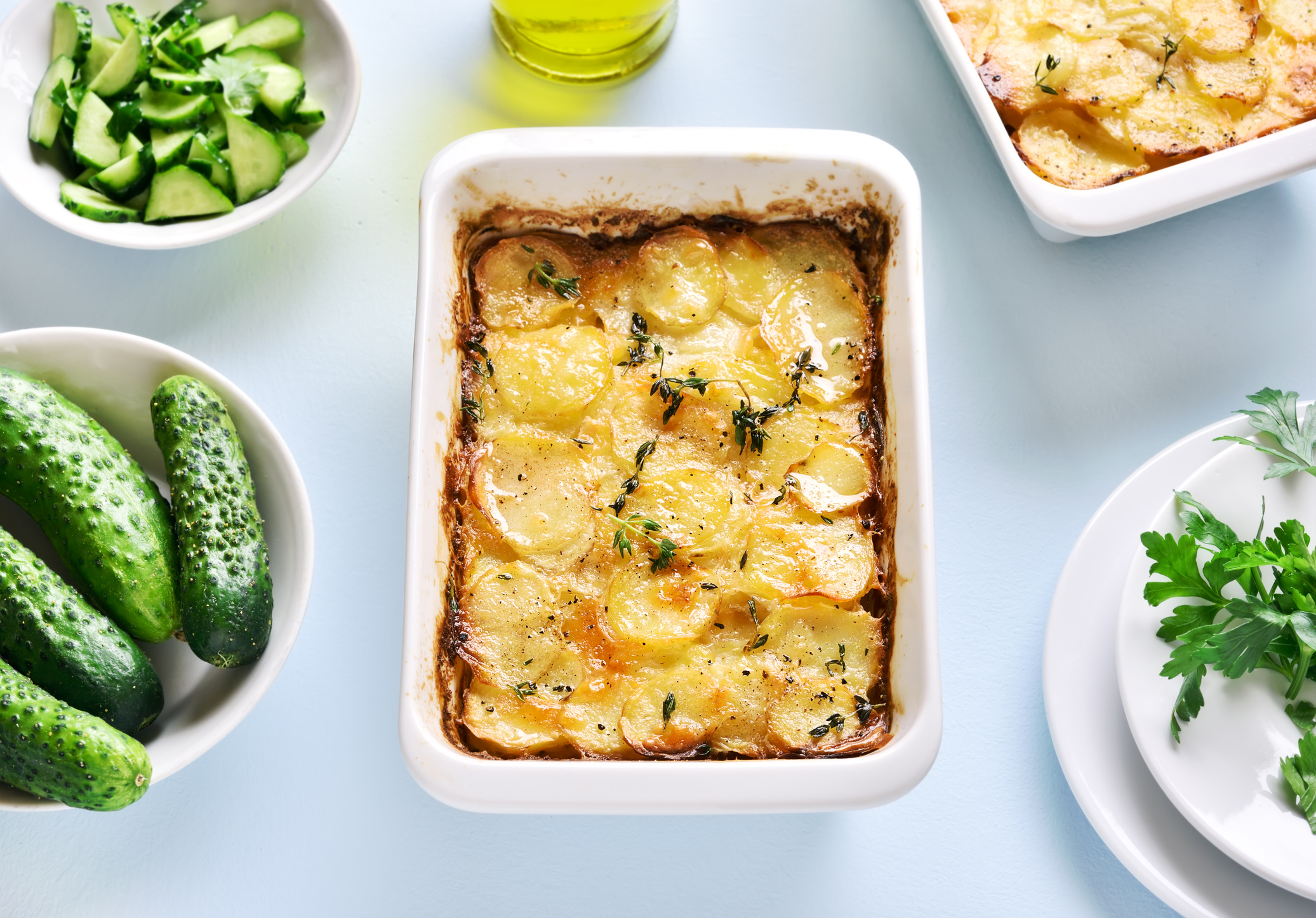 Burgonya gratin