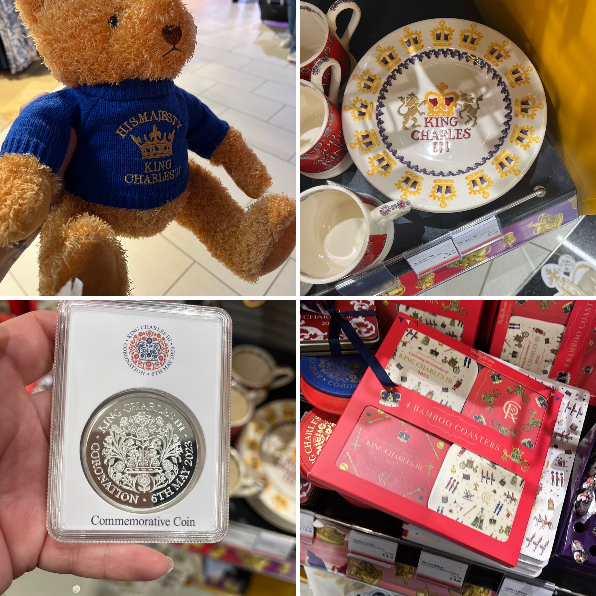 Emléktárgyak III. Károly király koronázásán