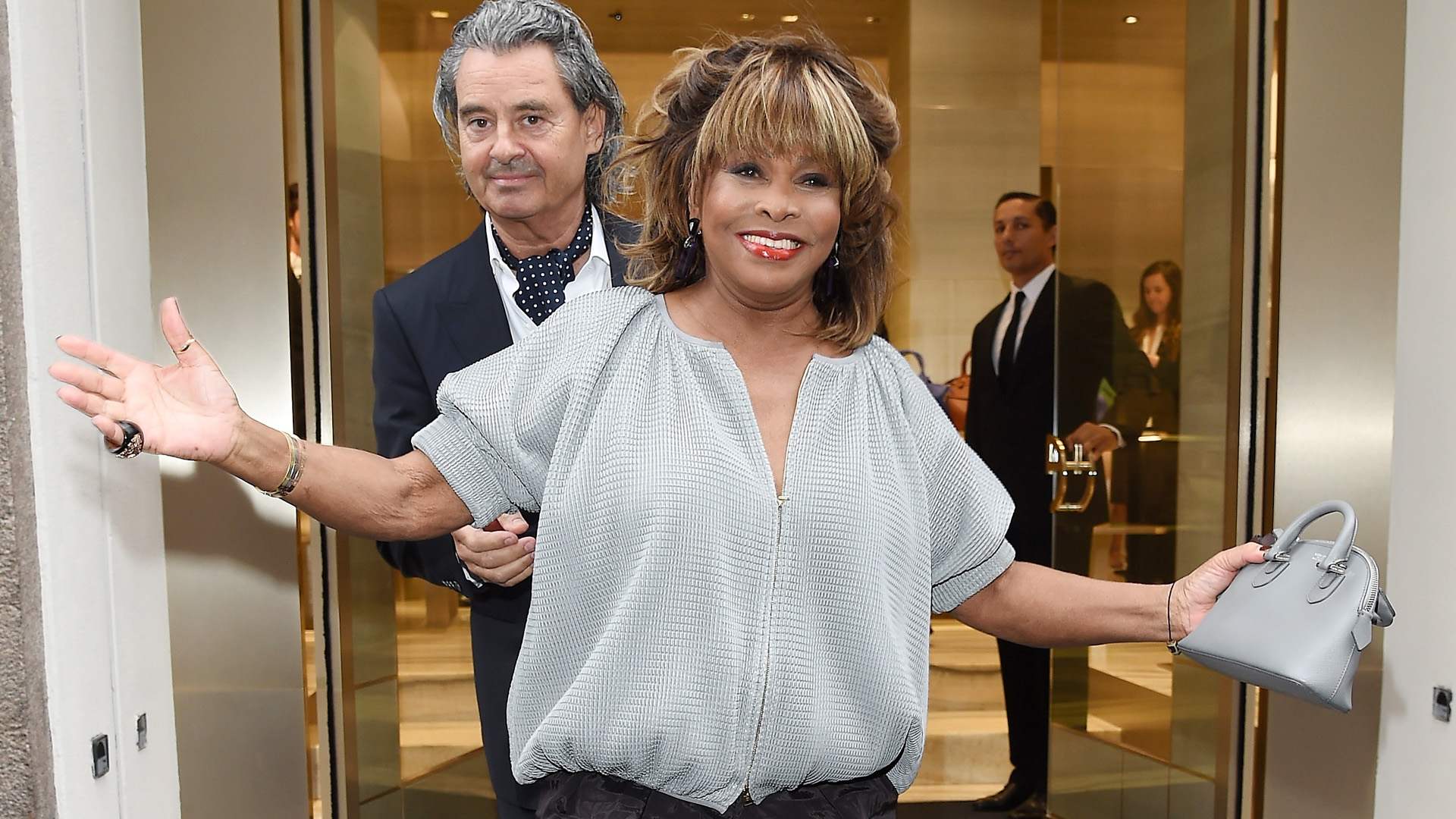 Tina Turner and Erwin Bach