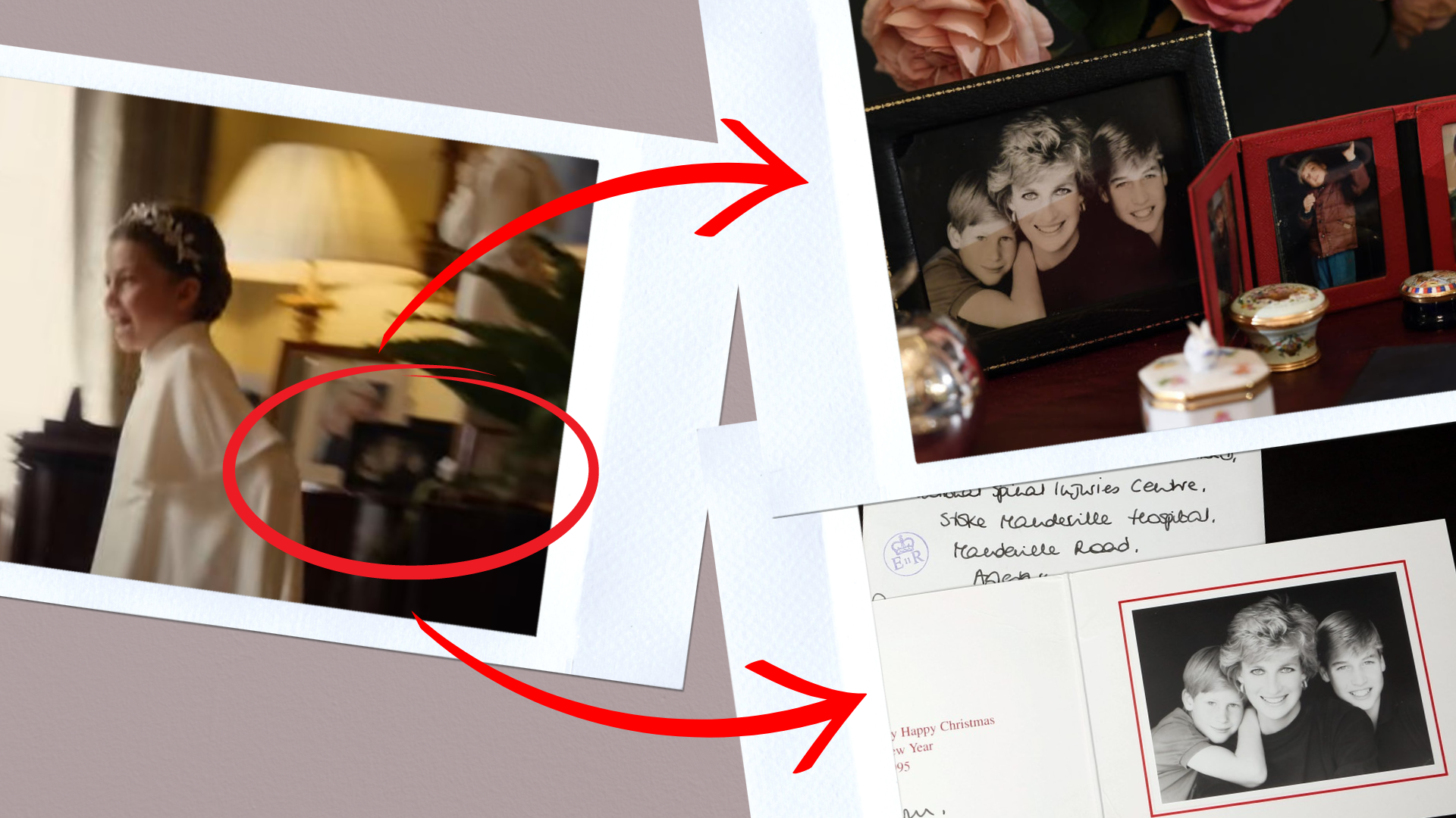 Vilmos herceg, Harry és Diana régi fotója