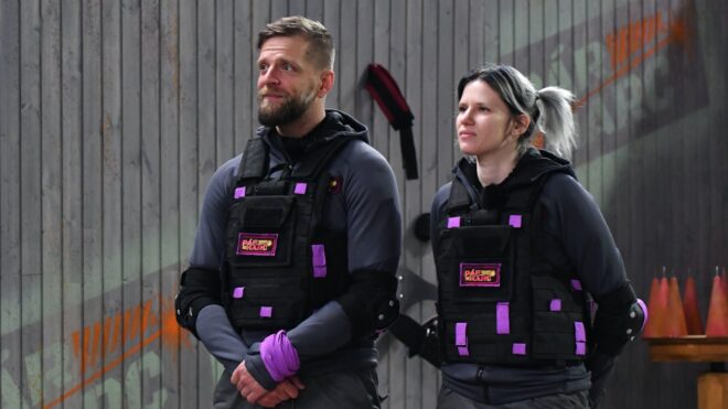 Mischinger Péter és párja, Nyitrai Judit a Párharc című műsorban