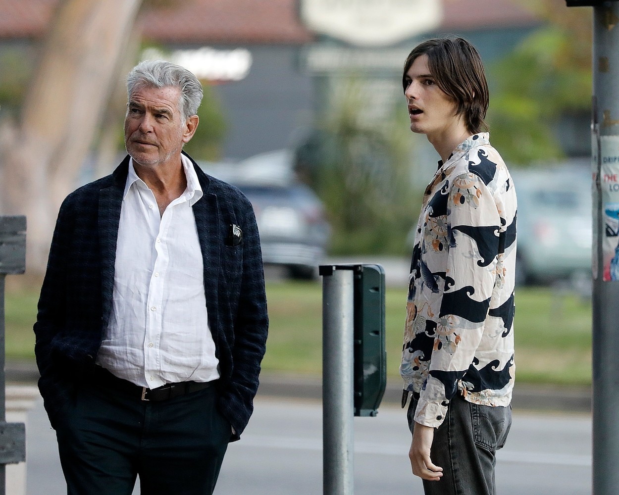 Dylan és Pierce Brosnan