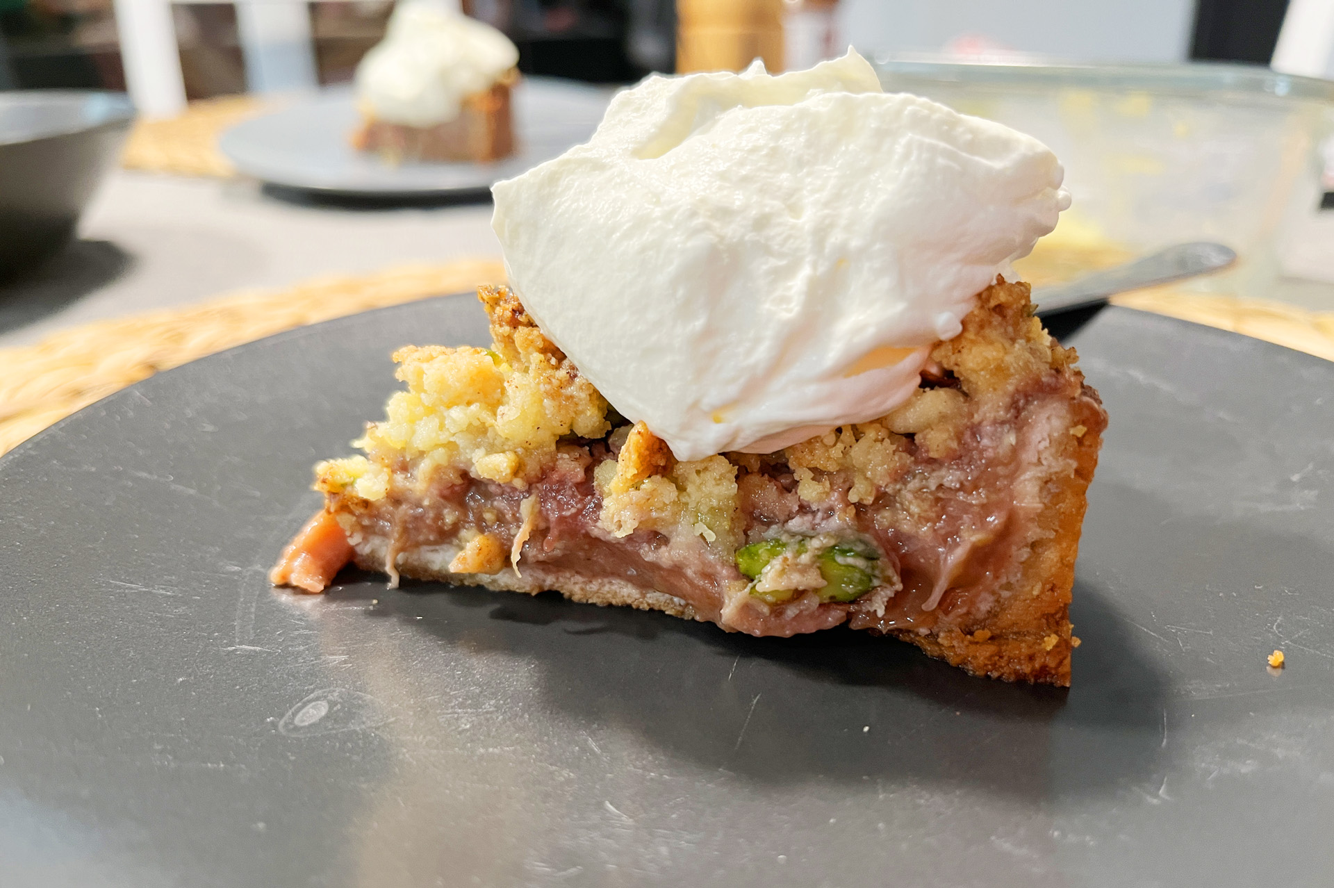 Rebarbarás-gyömbéres pite