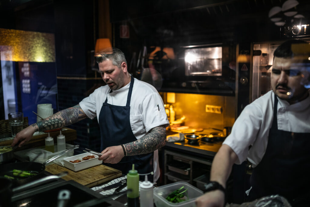 A sous chef és Kovács Renátó a Hildában