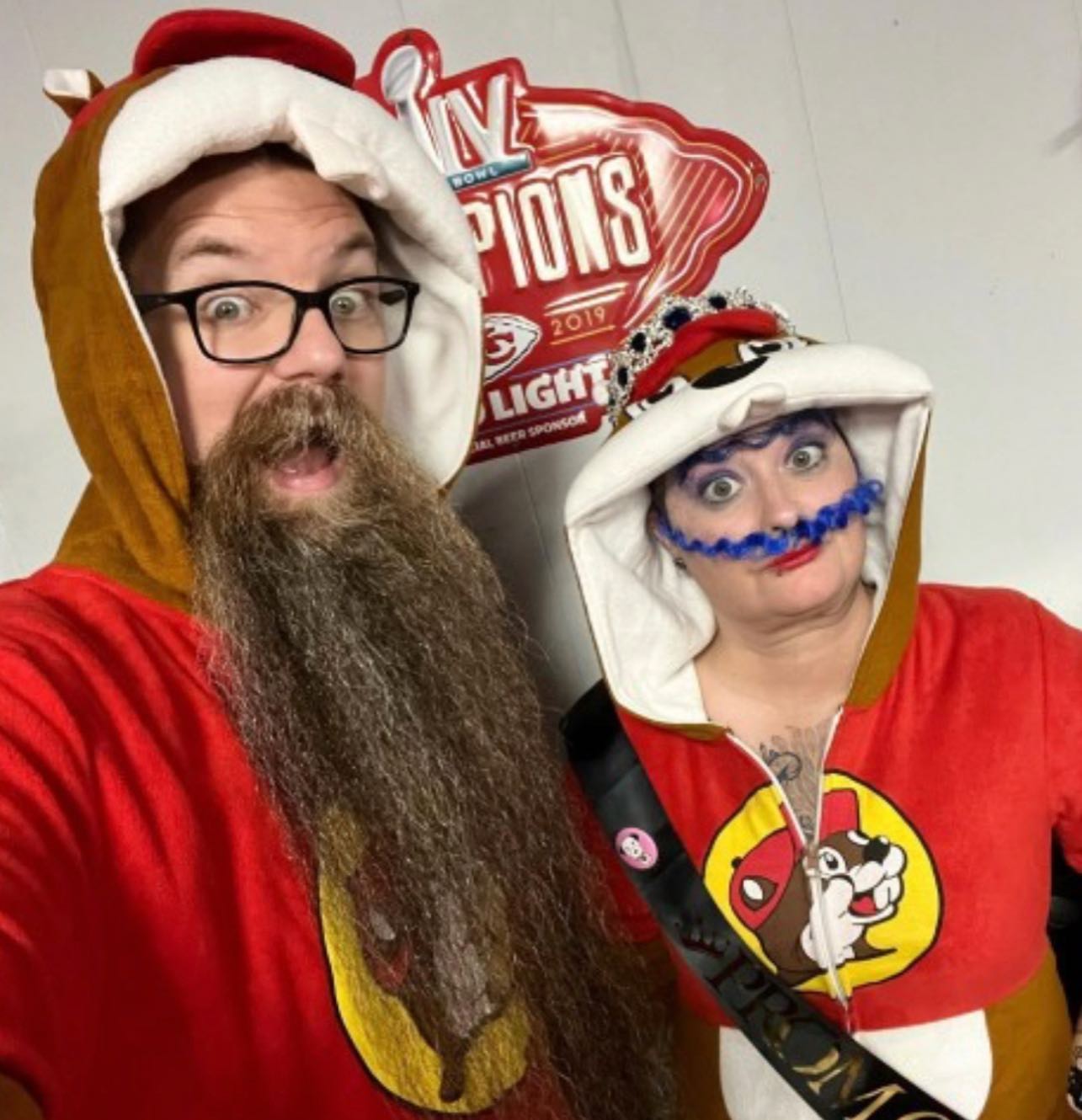 A kreatív szakáll bármiből készülhet.fotó: Facebook