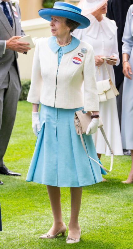 Anna hercegnő az ascoti derbin 2023-ban