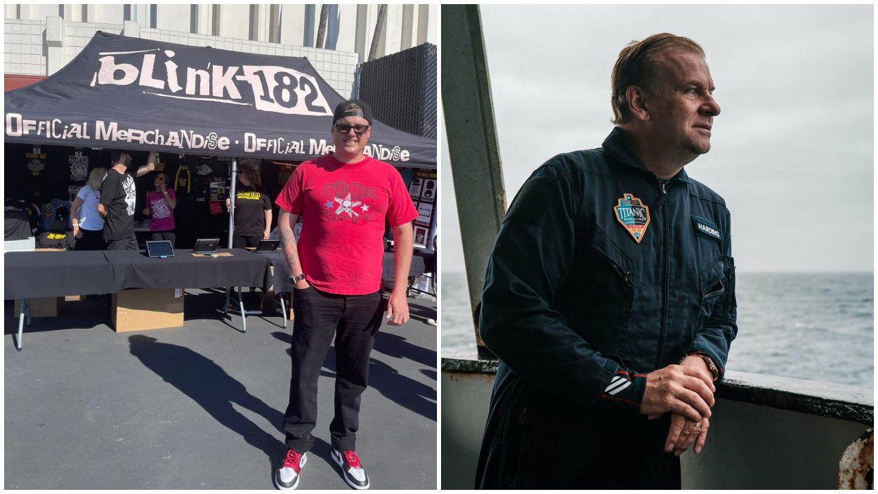 Brian Szasz és mostohaapja, Hamish Harding