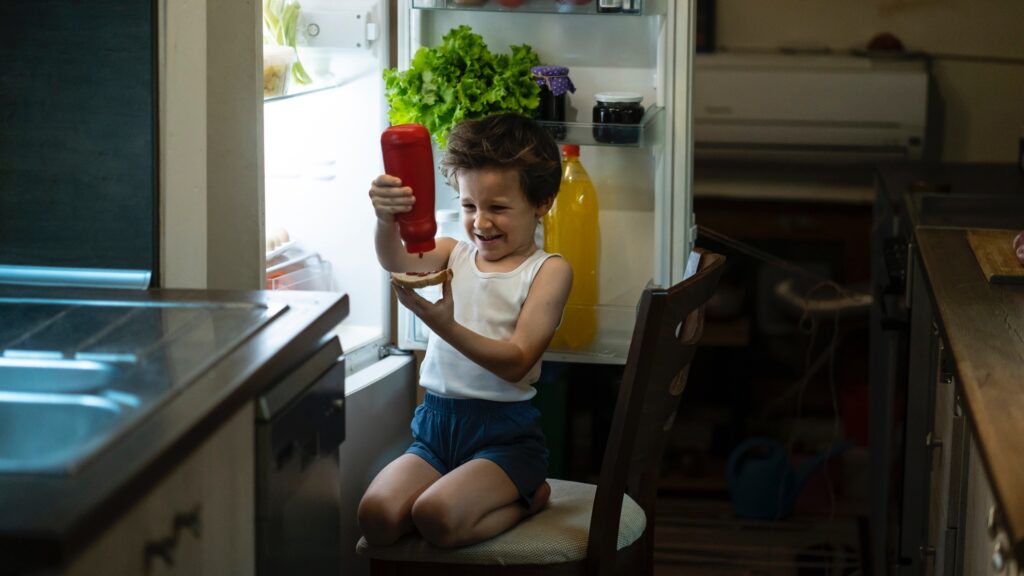 Ketchup a hűtőből