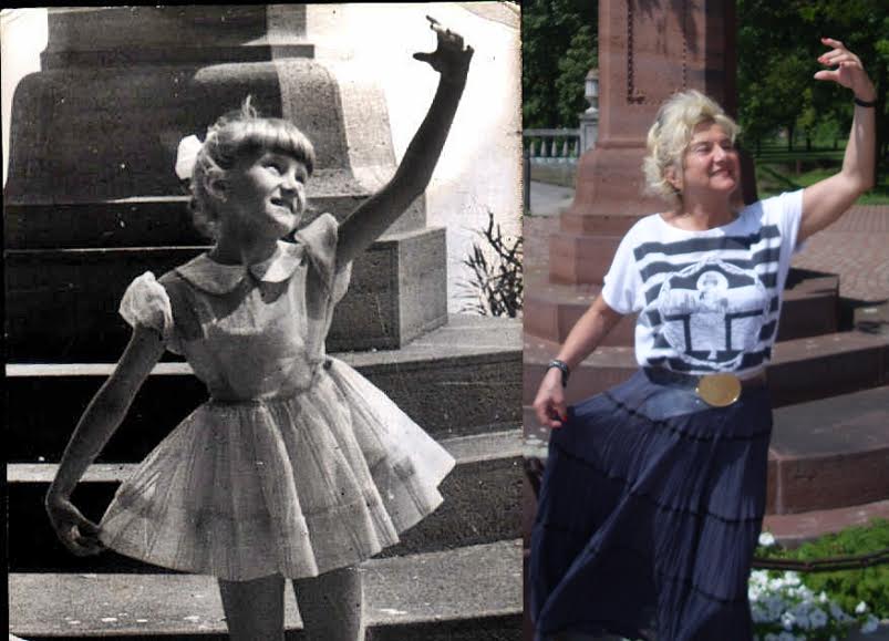 Karda Bea kislányként