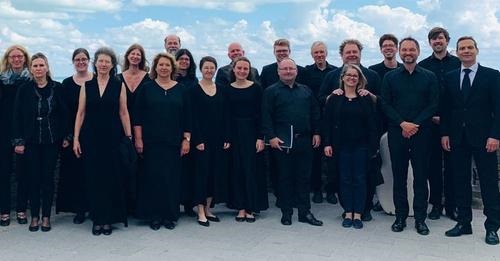 Müncheni Bach Kamarakórus és az Orlando Énekegyüttes (fotó: Szent Mauríciusz Monostor)